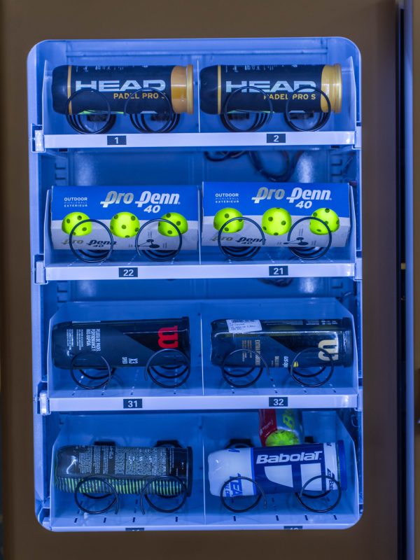 Vending machines voor padelclubs